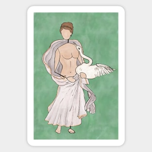 Ladies of the Villa of Ariadne - Leda Sticker